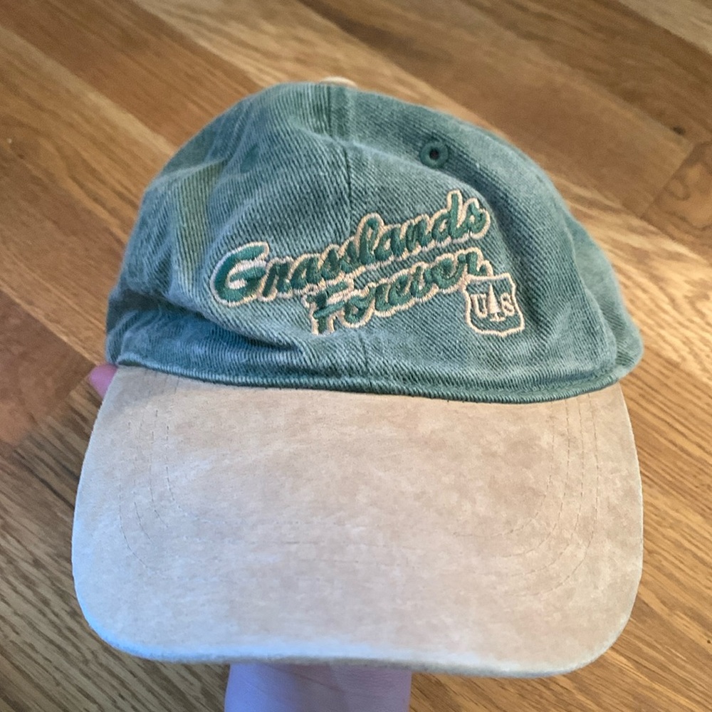 Vintage Fad Hat US Forest Service Grasslands Forever Suede Bill Otto Hat